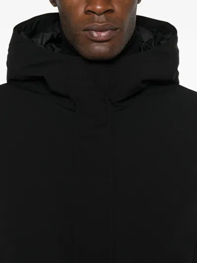 Duno Sulphur Hooded Jacket In Black