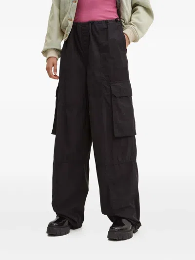 Hugo Boss Cargo Pocket Trousers In Black