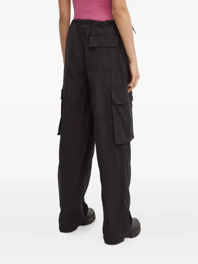 Hugo Boss Cargo Pocket Trousers In Black