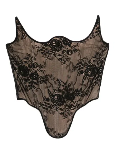Giuseppe Di Morabito Lace Corset In Multi