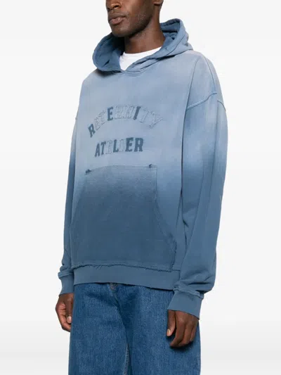 Reternity Événie Logo-appliqué Hoodie In Blue