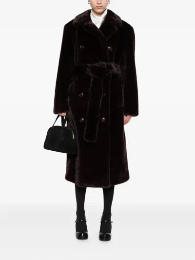 Stand Studio Jasmine Coat In Brown