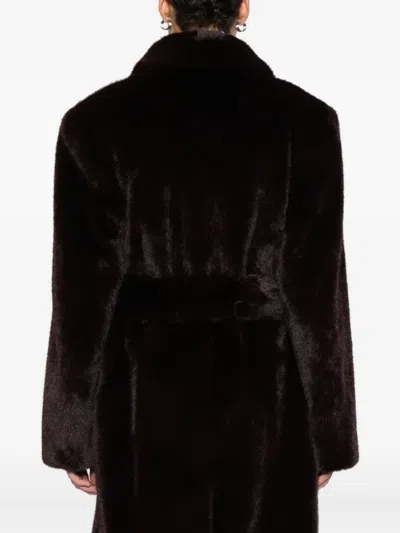 Stand Studio Jasmine Coat In Brown