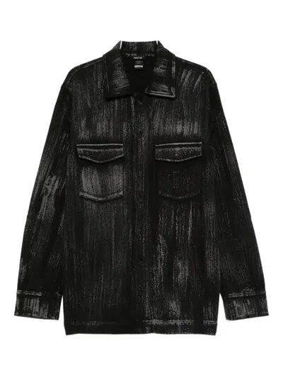 Avant Toi Merino-blend Jacket In Black