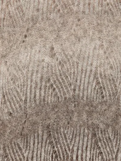 Kangra Cashmere Patterned-jacquard Scarf In Neutral