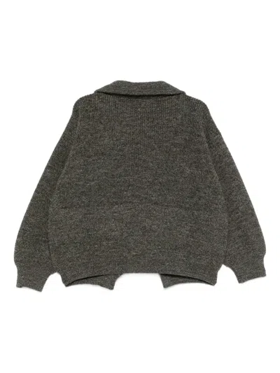 Magliano Zip-up Cardigan In Gray