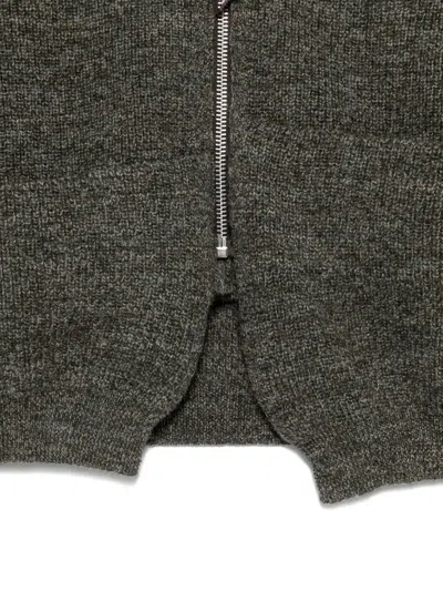 Magliano Zip-up Cardigan In Gray