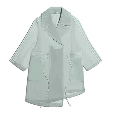 Pre-owned Adidas Originals Women's Adidas Ivy Park Mesh Jacket In Green Tint