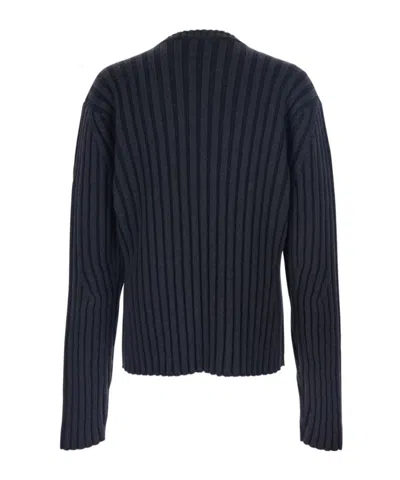 Jordanluca Crew Neck Sweater In Black