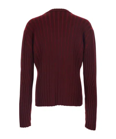 Jordanluca Drop Shoulders Jumper In Brown