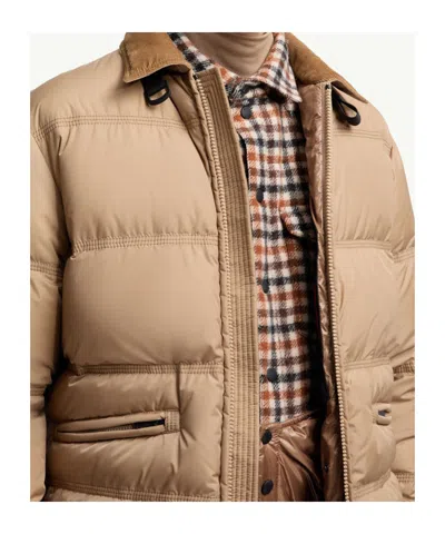 Moncler Grenoble Medium Beige Yunnan Jacket In Brown