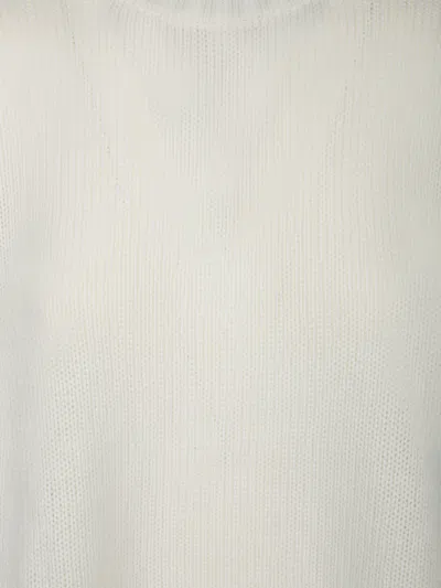 Fabiana Filippi Crew Neck Sweater In White