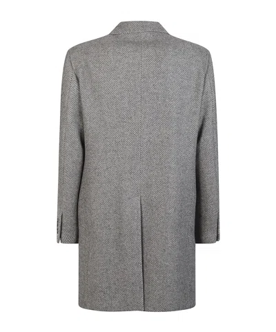 Tagliatore Single-breasted Coat In Gray