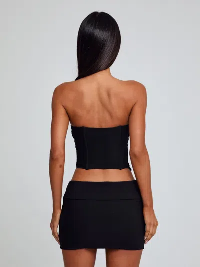 Outcast Ellis Corset Top Black In Black