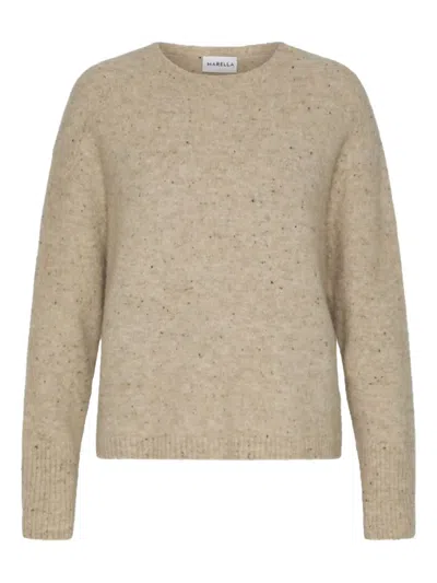 ALBINA 斑点圆领毛衣