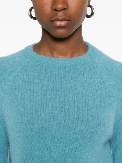 Base Wool Crewneck Sweater In Blue