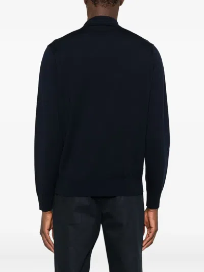 Corneliani Wool Sweater In Blue