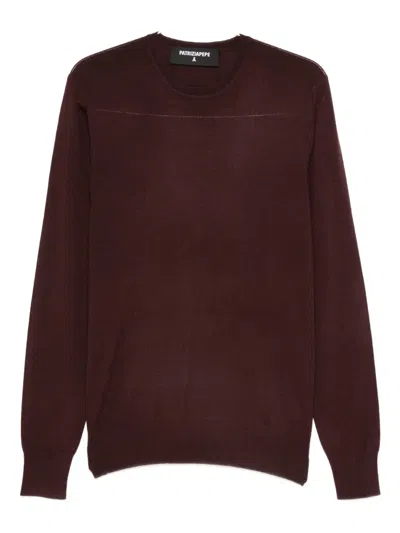 Patrizia Pepe Wool Jumper In Red