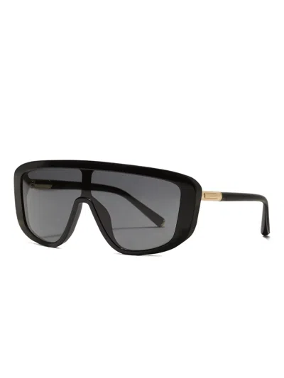 Dolce & Gabbana Marlene Geometric-frame Sunglasses In Black