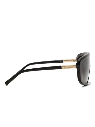 Dolce & Gabbana Marlene Geometric-frame Sunglasses In Black