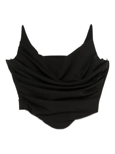 Giuseppe Di Morabito Square-neck Top In Black
