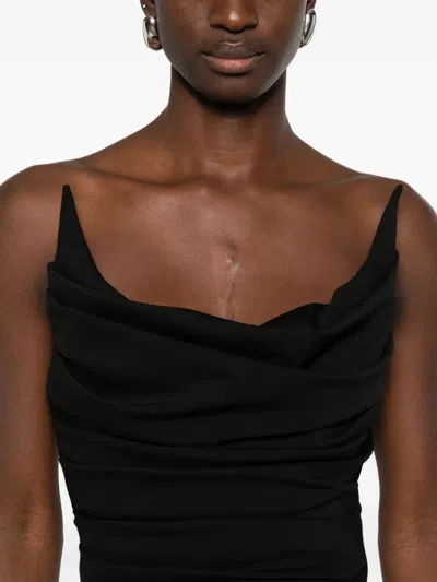 Giuseppe Di Morabito Square-neck Top In Black