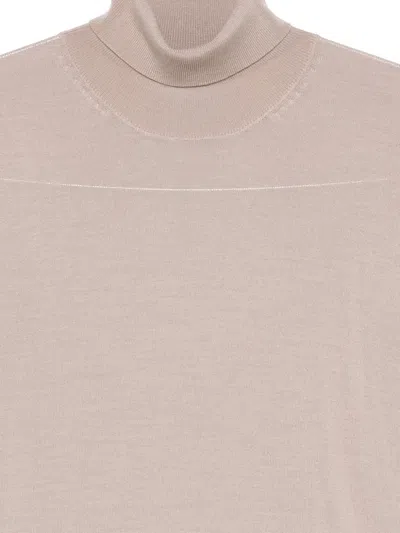 Manuel Ritz Wool Roll-neck Sweater In Neutral