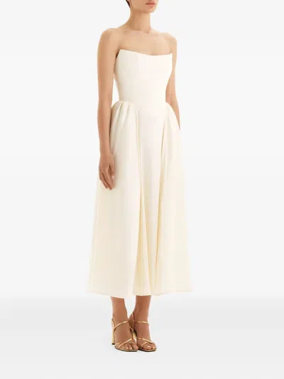 紧身胸衣式中长连衣裙