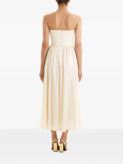 紧身胸衣式中长连衣裙