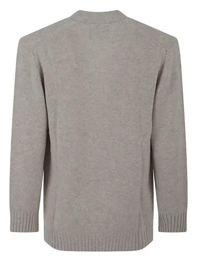 Lisa Yang Pocketed Buttoned Cardigan In Neutral