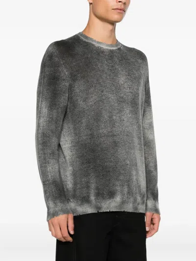 Avant Toi Cashmere Crew-neck Sweater In Gray