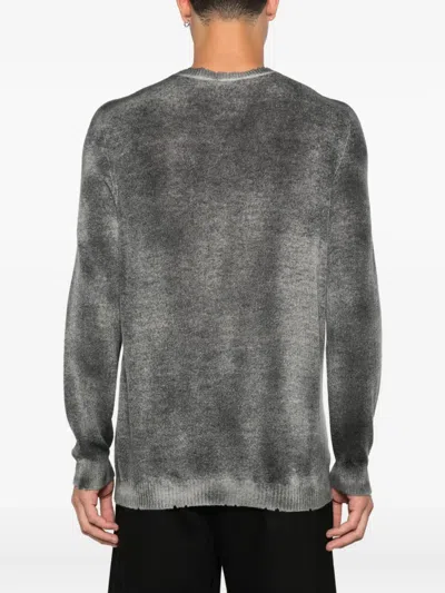 Avant Toi Cashmere Crew-neck Sweater In Gray