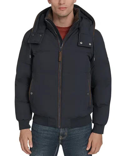 Andrew Marc Langham Bomber Jacket In Black