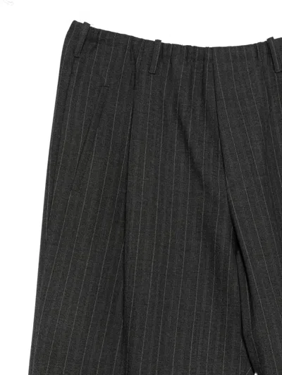 Magliano Pinstripe Trousers In Gray