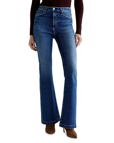 Ag Madi High Rise Flare Jeans In Forgotten In Blue