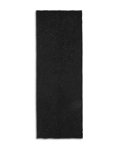 Carolyn Rowan Accessories Cashmere Scattered Sequin Shawl In Black