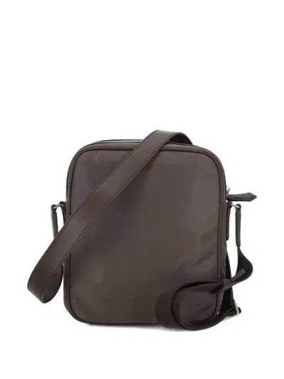 Bally Code Striped Shoulder Bag In Gold