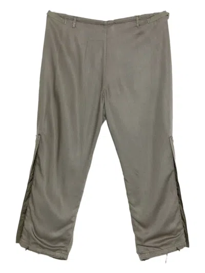 Magliano Drawstring-ankle Cargo Trousers In Gray