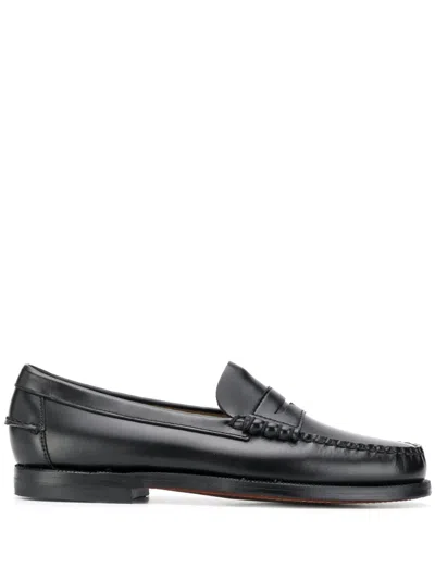 Sebago Classic Dan Slip-on Loafers In Black