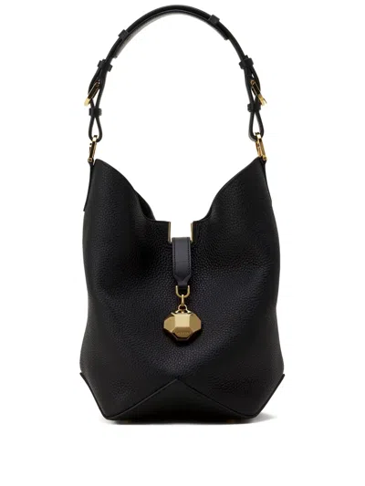 Lanvin Medium Bucket Bag Top Handle In Black