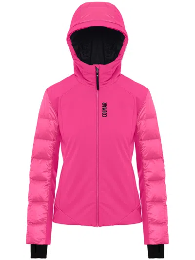Colmar Hooded Padded Jacket In Pink