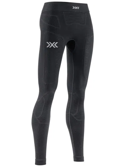 X-bionic Logo-print Ski Leggings In Gray