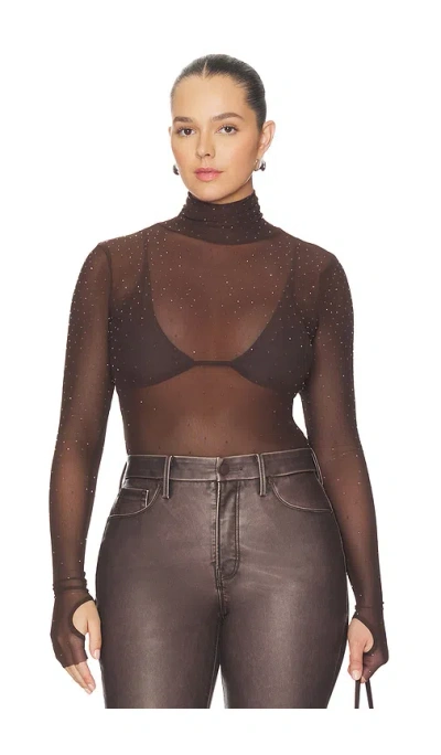Afrm X Revolve Milo Bodysuit In Brown