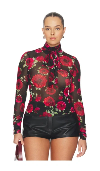Afrm Julien Blouse In Red