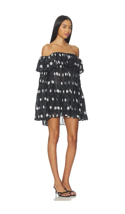 Prabal Gurung Off-shoulder Long Sleeve Faux Sweater Top In Multi