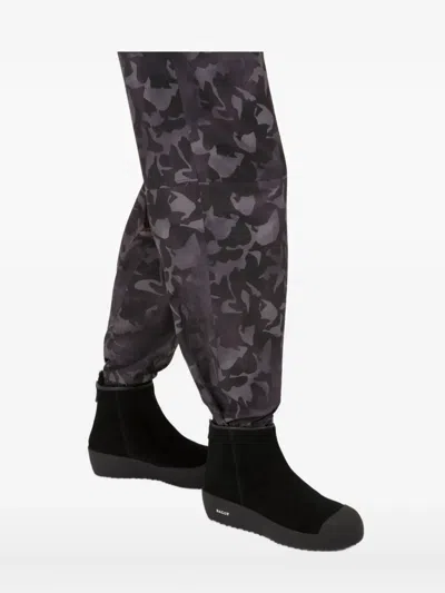 Bally Platform Leather Ankle Boots In Black