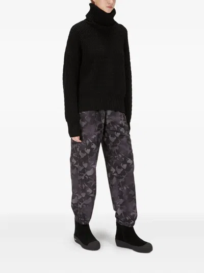 Bally Platform Leather Ankle Boots In Black