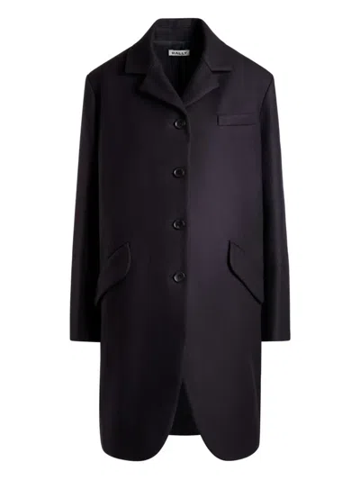 Bally Single-breasted Coat In Black