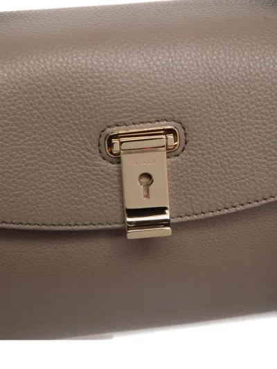 Bally Small Layka Top-handle Cross Body Bag In Neutral