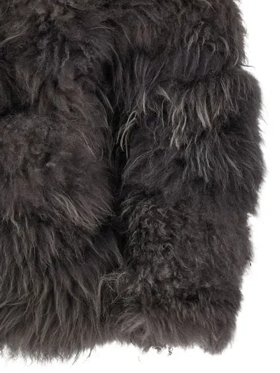 Simonetta Ravizza Flen Coat In Gray
